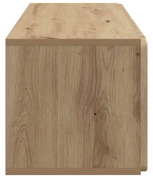 Fali TV szekrény Kézműves Tölgy 78,5 x 31 x 30 cm Szerelt Fa