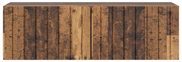 Fali TV szekrény Antik Fa 98 x 31 x 30 cm Szerelt Fa