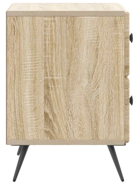 Éjjeliszekrény fiókkal 2 pcs Sonoma Tölgy 43 x 34,5 x 47,5 cm