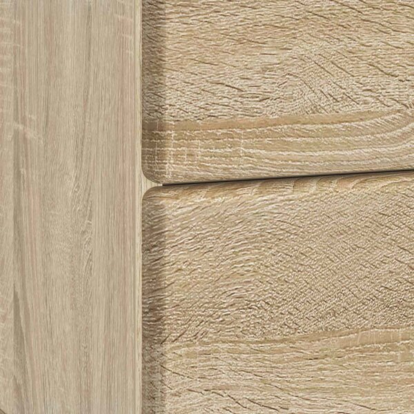 Éjjeliszekrény fiókkal 2 pcs Sonoma Tölgy 43 x 34,5 x 47,5 cm