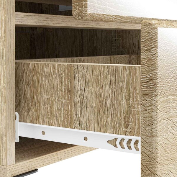 Éjjeliszekrény fiókkal 2 pcs Sonoma Tölgy 43 x 34,5 x 47,5 cm