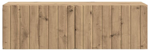 Fali TV szekrény Kézműves Tölgy 98 x 31 x 30 cm Szerelt Fa