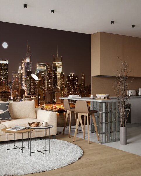 Fotótapéta New York-i vízpart, Városok és országok fotótapéta, u57923 : Uwalls.hu