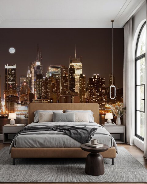 Fotótapéta New York-i vízpart, Városok és országok fotótapéta, u57923 : Uwalls.hu