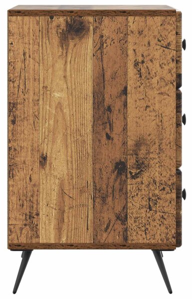 Éjjeliszekrény fiókkal Antik Fa 43 x 41 x 66,5 cm Szerelt Fa
