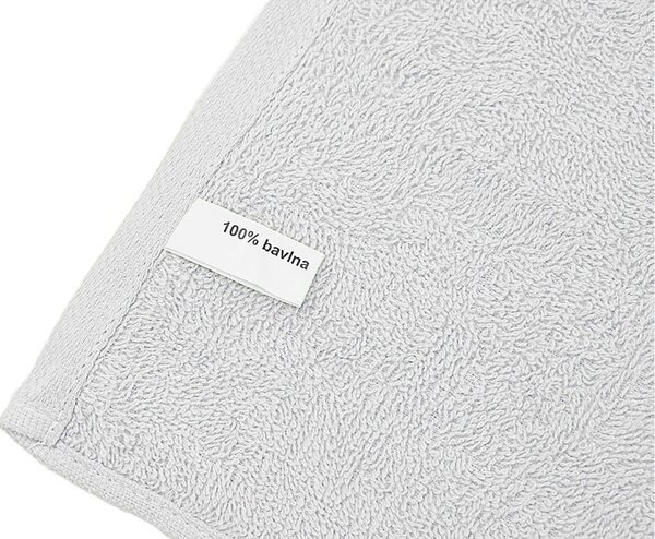 Törölköző BASIC ZERO 50 x 70 cm fehér, 100% pamut