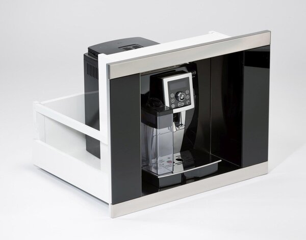 Coffee Case kávéfőző fiók, inox, 240x325