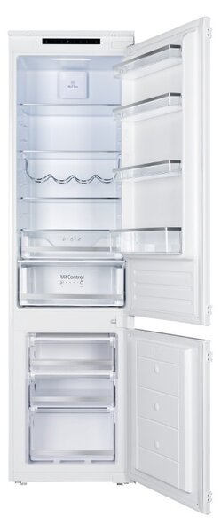 Kluge beépíthető kombi hűtőszekrény alul fagyasztóval, 225L/75L