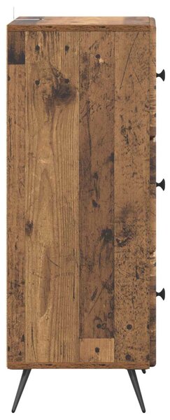 Fiókos szekrény Antik Fa 33 x 34,5 x 90 cm Szerelt Fa