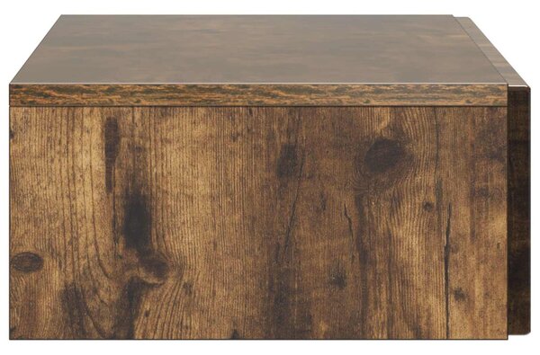 Fali oldaltábla Füstös Tölgy 87,5 x 34,5 x 17 cm Szerelt Fa