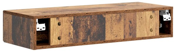 Fali oldaltábla Antik Fa 87,5 x 34,5 x 17 cm Szerelt Fa