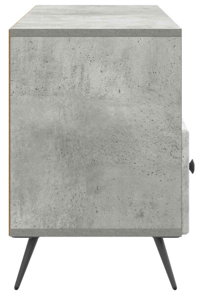 TV szekrény fiókkal Betonszürke 102 x 34,5 x 50 cm Szerelt Fa