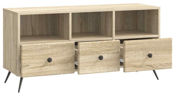 TV szekrény fiókkal Sonoma Tölgy 102 x 34,5 x 50 cm Szerelt Fa