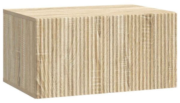 Fali TV szekrény Sonoma Tölgy 59,5 x 41 x 30 cm Szerelt Fa