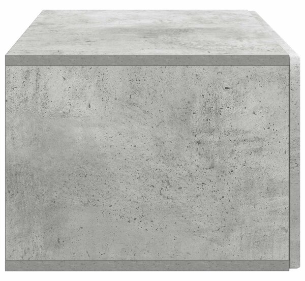 Fali TV szekrény Betonszürke 59,5 x 41 x 30 cm Szerelt Fa