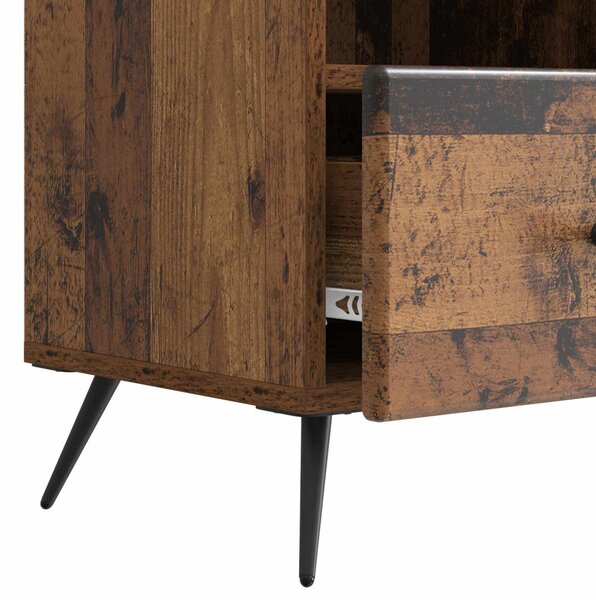 TV szekrény fiókkal Antik Fa 102 x 34,5 x 50 cm Szerelt Fa