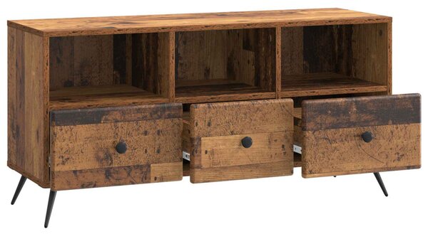 TV szekrény fiókkal Antik Fa 102 x 34,5 x 50 cm Szerelt Fa