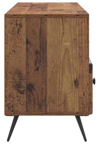 TV szekrény fiókkal Antik Fa 102 x 34,5 x 50 cm Szerelt Fa