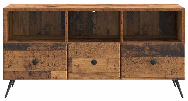 TV szekrény fiókkal Antik Fa 102 x 34,5 x 50 cm Szerelt Fa
