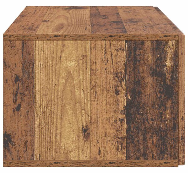 Fali TV szekrény Antik Fa 59,5 x 41 x 30 cm Szerelt Fa