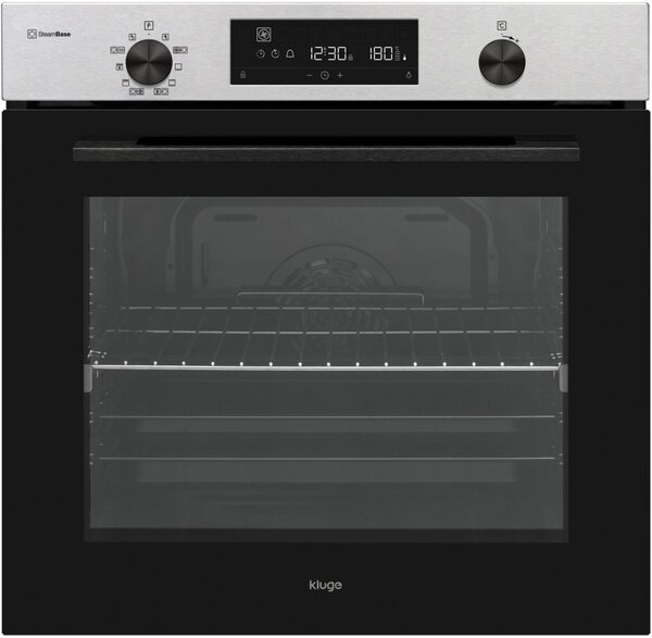 Kluge beépíthető multifunicós inox/fekete sütő, 78L