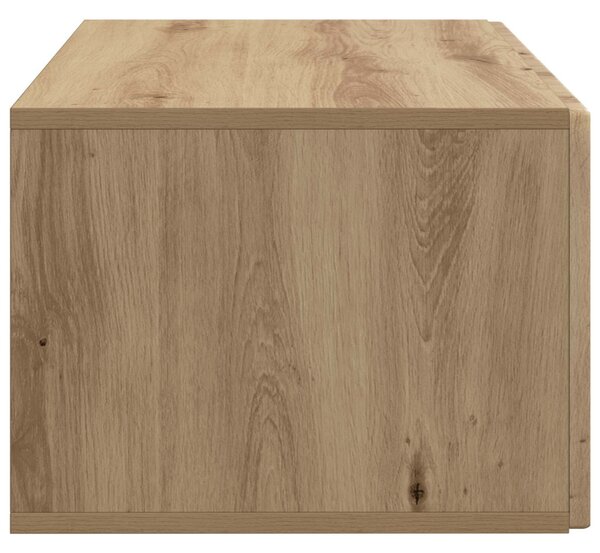 Fali TV szekrény Kézműves Tölgy 59,5 x 41 x 30 cm Szerelt Fa