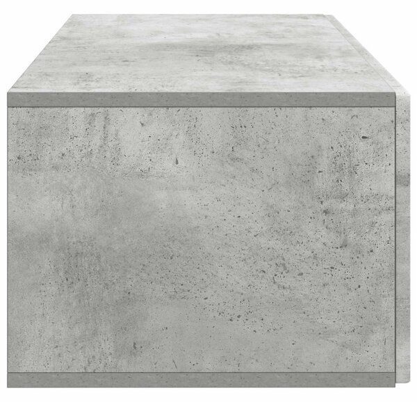 Fali TV szekrény Betonszürke 78,5 x 41 x 30 cm Szerelt Fa