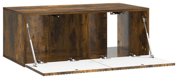 Fali TV szekrény Füstös Tölgy 78,5 x 41 x 30 cm Szerelt Fa