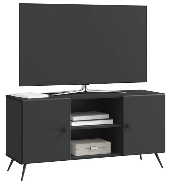 TV szekrény Fekete 102 x 34,5 x 50 cm Szerelt Fa