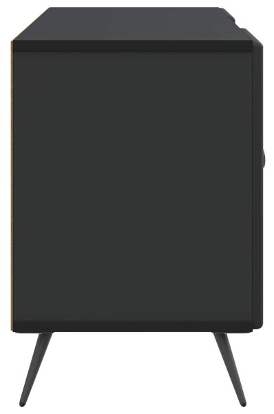 TV szekrény Fekete 102 x 34,5 x 50 cm Szerelt Fa
