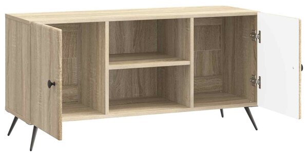 TV szekrény Sonoma Tölgy 102 x 34,5 x 50 cm Szerelt Fa