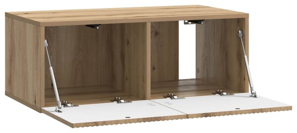 Fali TV szekrény Kézműves Tölgy 78,5 x 41 x 30 cm Szerelt Fa