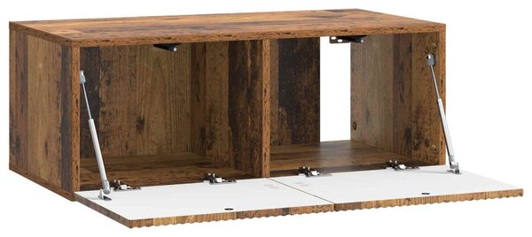 Fali TV szekrény Antik Fa 78,5 x 41 x 30 cm Szerelt Fa