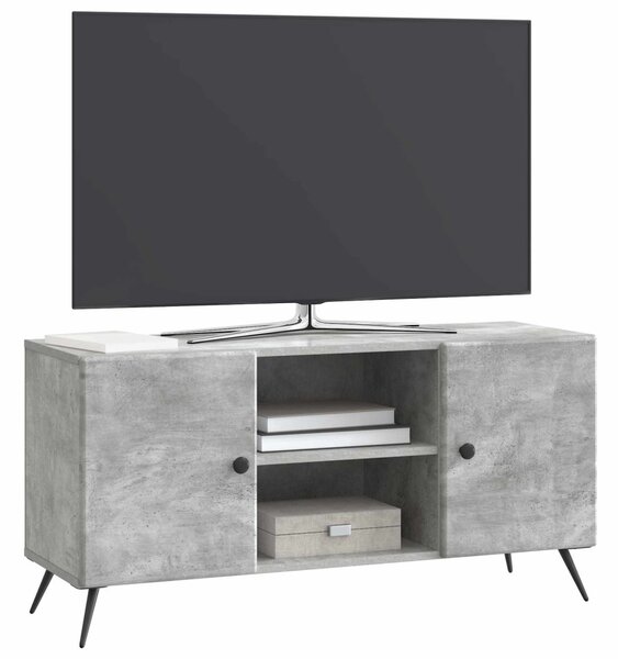 TV szekrény Betonszürke 102 x 34,5 x 50 cm Szerelt Fa