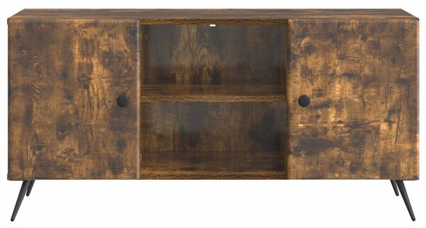 TV szekrény Füstös Tölgy 102 x 34,5 x 50 cm Szerelt Fa