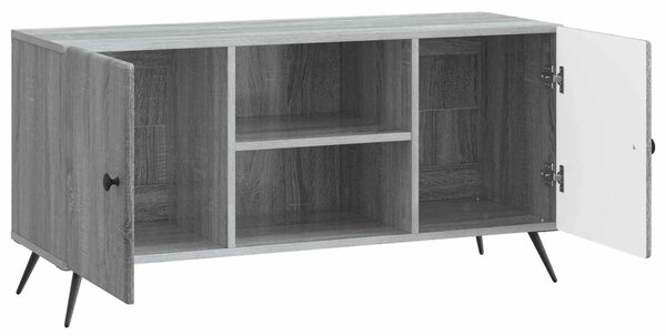 TV szekrény Szürke Sonoma 102 x 34,5 x 50 cm Szerelt Fa