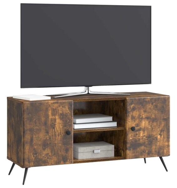 TV szekrény Füstös Tölgy 102 x 34,5 x 50 cm Szerelt Fa