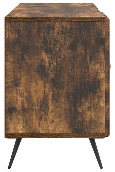 TV szekrény Füstös Tölgy 102 x 34,5 x 50 cm Szerelt Fa