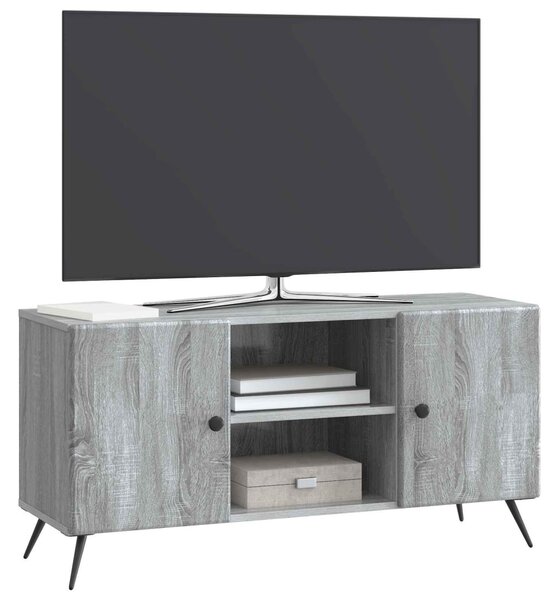 TV szekrény Szürke Sonoma 102 x 34,5 x 50 cm Szerelt Fa