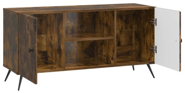 TV szekrény Füstös Tölgy 102 x 34,5 x 50 cm Szerelt Fa
