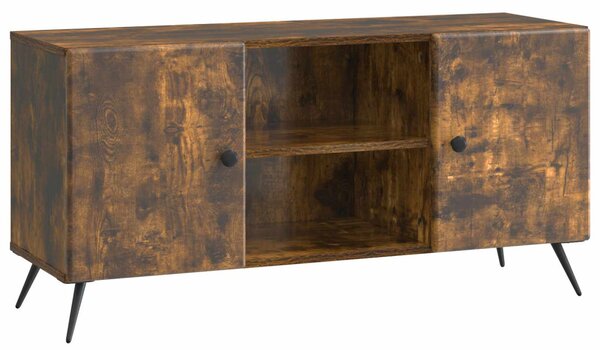 TV szekrény Füstös Tölgy 102 x 34,5 x 50 cm Szerelt Fa