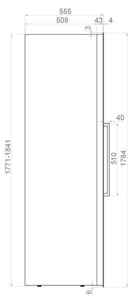 Pando PVMAV 178-101XL borhűtő - beépíthető, inox, balos