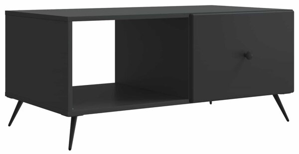 Dohányzóasztal Fekete 90 x 50 x 40 cm Szerelt Fa