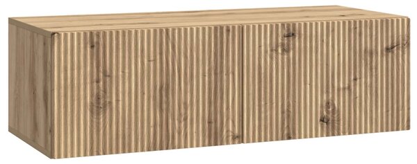 Fali TV szekrény Kézműves Tölgy 98 x 41 x 30 cm Szerelt Fa