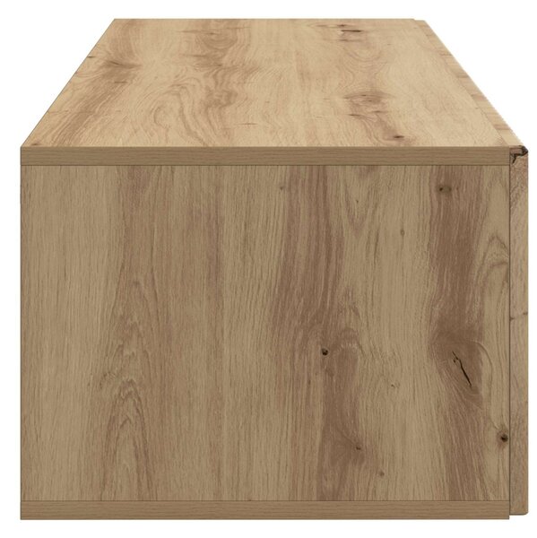 Fali TV szekrény Kézműves Tölgy 98 x 41 x 30 cm Szerelt Fa