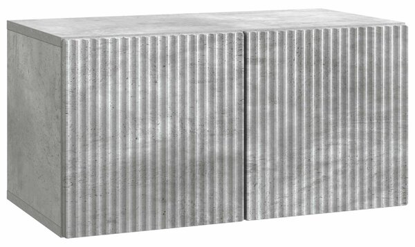 Fali TV szekrény Betonszürke 59,5 x 31 x 30 cm Szerelt Fa
