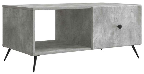 Dohányzóasztal Betonszürke 90 x 50 x 40 cm Szerelt Fa
