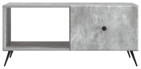 Dohányzóasztal Betonszürke 90 x 50 x 40 cm Szerelt Fa