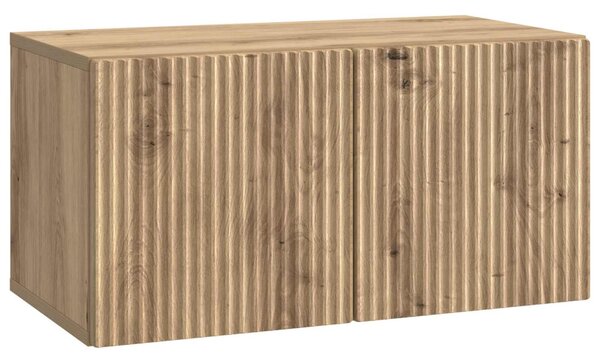 Fali TV szekrény Kézműves Tölgy 59,5 x 31 x 30 cm Szerelt Fa