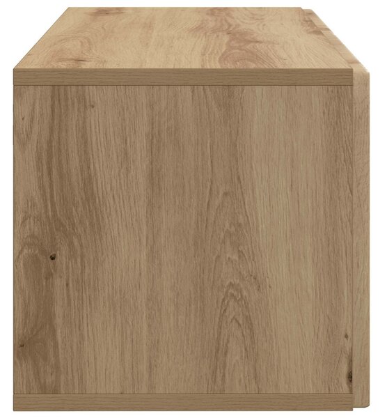 Fali TV szekrény Kézműves Tölgy 59,5 x 31 x 30 cm Szerelt Fa